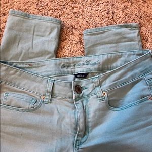 American Eagle Robin’s Egg Blue Jeans
